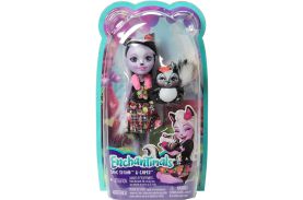 Enchantimals papusi cu animalute sage skunk si caper