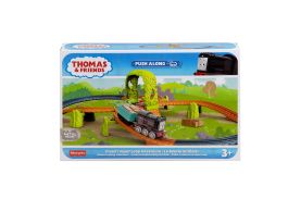 Thomas set de joaca cu locomotiva push along diesel si accesorii