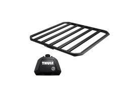 Sistem Grilaj Thule Caprock M tip platforma pentru FORD Tourneo Courier 5 usi MPV, model 2024 - prezent, Sistem cu prindere pe bare longitudinale