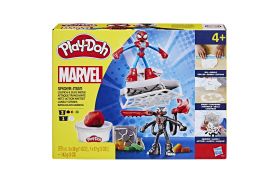 Play doh spiderman set 2 figurine batalie cu lansator si sulita