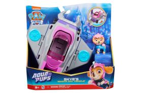 Patrula catelusilor vehicul catelusii acvatici figurina skye si vehicul manta ray