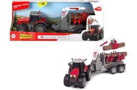 Tractor cu remorca massey ferguson 8737