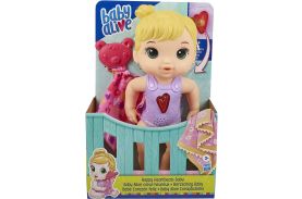 Papusa baby alive fericita cu batai colorate ale ale inimii