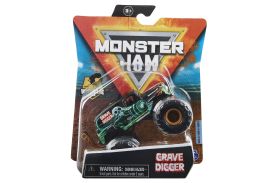 Monster jam masinuta metalica grave digger negru scara 1 la 64