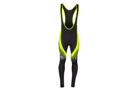 Pantaloni Force F58 cu bretele si bazon Negru-Fluo S