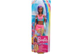 barbie papusa sirena colier si coronita roz