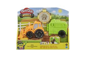 Play-doh set wheels:tractorul