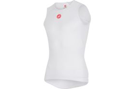 Lenjerie corp Castelli Pro Issue fara maneci Alb S
