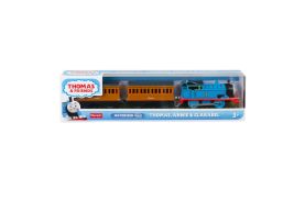 Thomas locomotiva motorizata cu 2 vagoane annie si clarabel