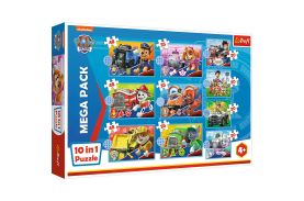 Puzzle trefl 10in1 intalneste patrula catelusilor