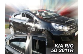 Paravanturi Heko Compatibile KIA Rio III 2011-2017 Hatchback - fata si spate