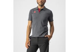 Tricou polo Castelli Race Day Gri M
