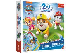 Patrula catelusilor  jocuri 2in1 ludo si cursa