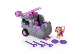 Set de joaca vehicul transformabil 2 in 1 skye flip and fly patrula catelusilor