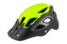 Casca Force Aves MTB E-bike, Fluo/Negru Mat L-XL (58-61 cm)