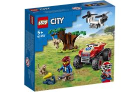 Lego city atv de salvare a animalelor salbatice 60300