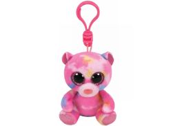 Plus breloc ty 8.5cm boos franky ursuletul roz