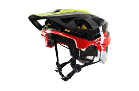 Casca Alpinestars Vector Tech Pilot Negru/Galben/Rosu L (59-63 cm)