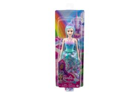 Barbie dreamtopia papusa printesa cu par albastru