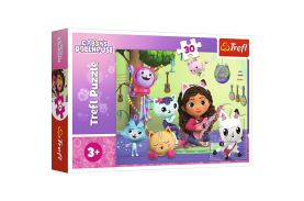 Puzzle trefl 30 gabbys dollhouse casa lui gabby