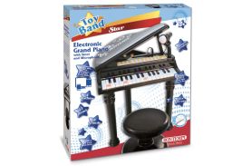 Bontempi pian electronic negru cu scaun si microfon