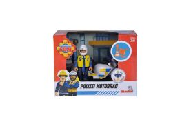 Sam police motocicleta figurina