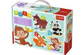 Puzzle trefl baby clasic animalute la masa