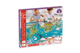 Hape puzzle 2-in-1 turul lumii