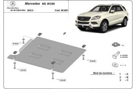 Scut cutie de viteza Mercedes ML W166, ani fabricatie 2012-2023