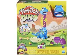 Playdoh dinozaurul bronto creste in inaltime