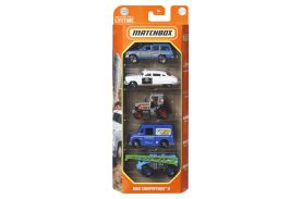Matchbox set 5 masinute metalice mbx countryside ii scara 1:64