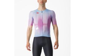 Tricou cu maneca scurta Castelli R-A/D Violet Multicolor S