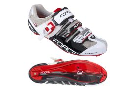 Pantofi Force Road Carbon negru/alb 42