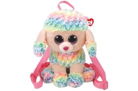 Rucsac de plus ty catel pudel curcubeu