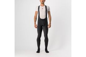 Pantaloni lungi cu bretele Castelli Velocissimo 5 Negru/Rosu Reflex XXL