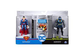 Set 2 figurine articulate superman si darkseid cu 6 accesorii