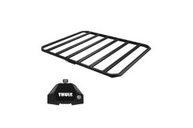 Sistem Grilaj Thule Caprock XXL tip platforma pentru VOLKSWAGEN California 4 usi Bus, model (T5) 2003 - 2015, (T6) 2015 - prezent, Sistem cu prindere in puncte fixe
