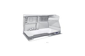 Sistem de sertare sub podea XLD Line Provan 57-1-127-00 pentru OPEL Vivaro 2019, ampatament L1 (2925 mm), inaltime H1 (1905 mm)