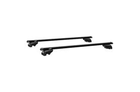 Sistem bare transversale Hakr Aluminiu negre pentru Baic X5, 5 usi SUV, an fabricatie 2025 - prezent, Sistem cu prindere pe bare longitudinale integrate