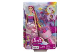 Barbie dreamtropia papusa cu aparat de coafat