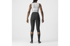 Pantaloni 3/4 Castelli Velocissima 3 Knicker, de dama, Negru/Argintiu, M