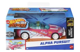 Hot wheels masinuta metalica cu sistem pull back alpha pursuit scara 1:43