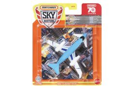 Matchbox skybusters set avion din metal mbx pusher prop si covoras