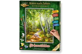 Kit pictura pe numere schipper lemn de mesteacan