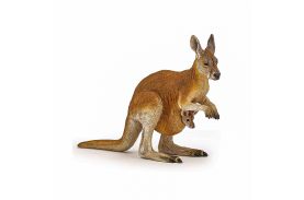 Papo figurina cangur cu pui
