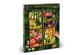 Kit pictura pe numere schipper quatro in vino veritas