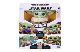 Star wars figurina animatronica gustarea galactica grogu baby yoda mandalorianul