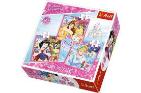 Puzzle trefl 3in1 lumea minunata a printeselor