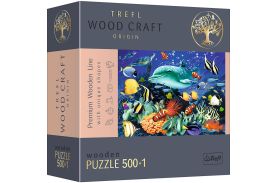 Puzzle trefl din lemn 500+1 piese viata marina