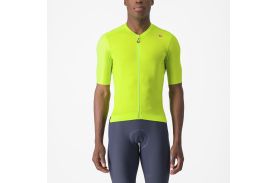 Tricou cu maneca scurta Castelli Espresso Galben Fluo XL
